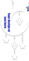 Customizable Moon Shaped Wind Spinner