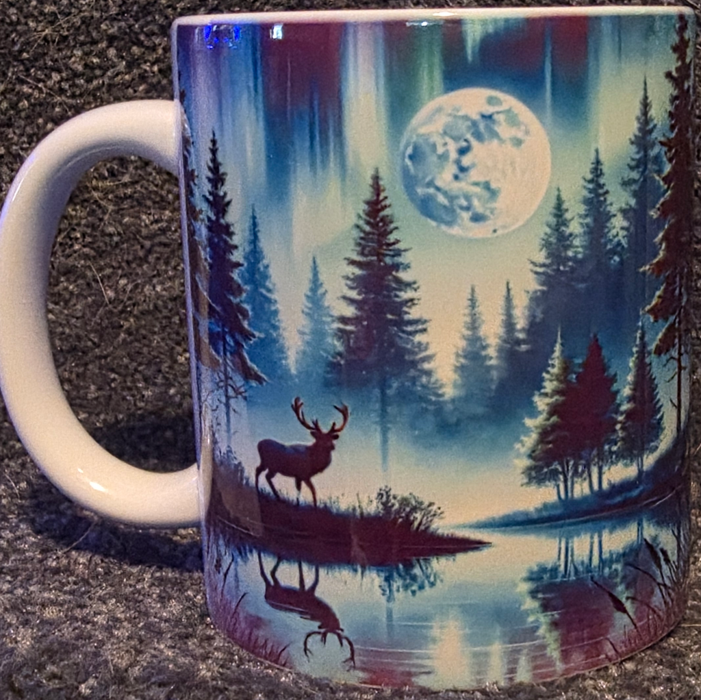 Buck in a Forest 11oz Coffee Mug