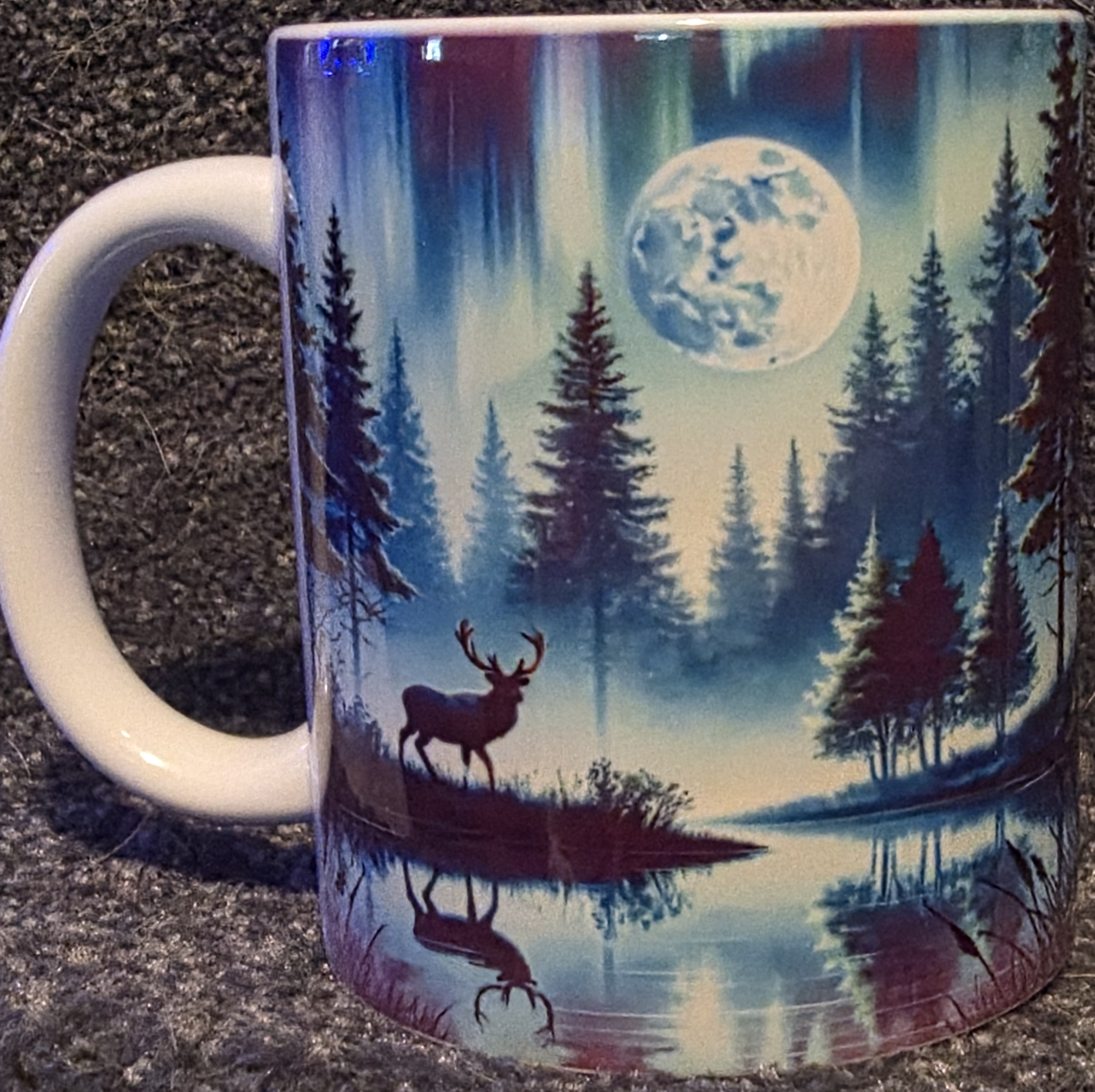 Buck in a Forest 11oz Coffee Mug