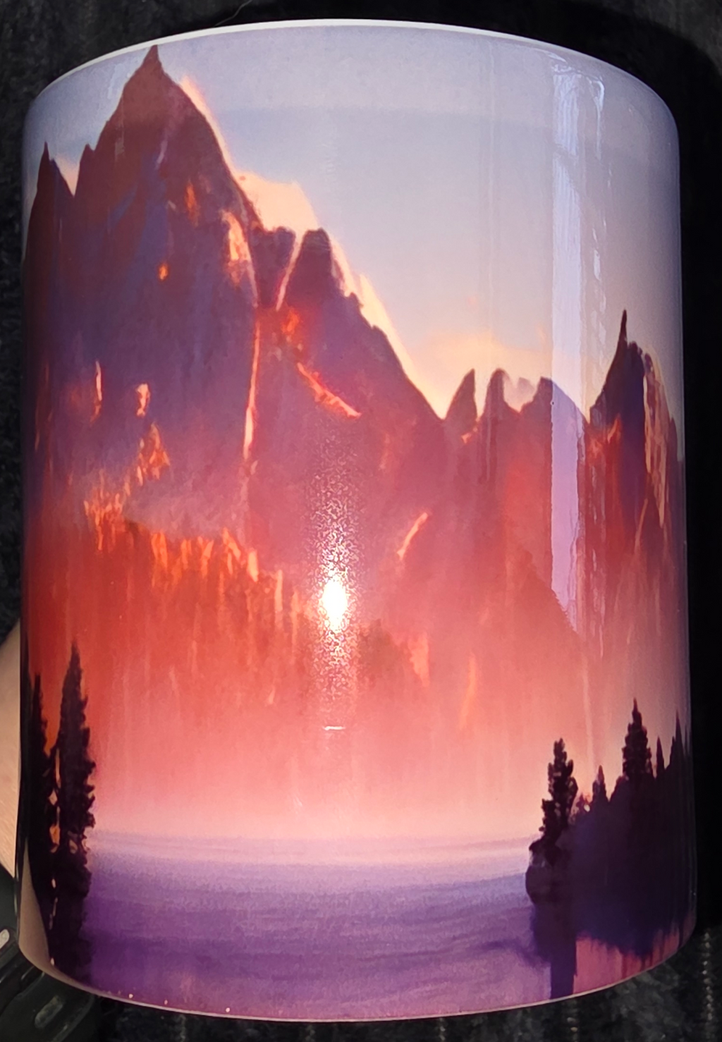 Mountain Lake and Forest 11oz Coffee Mug