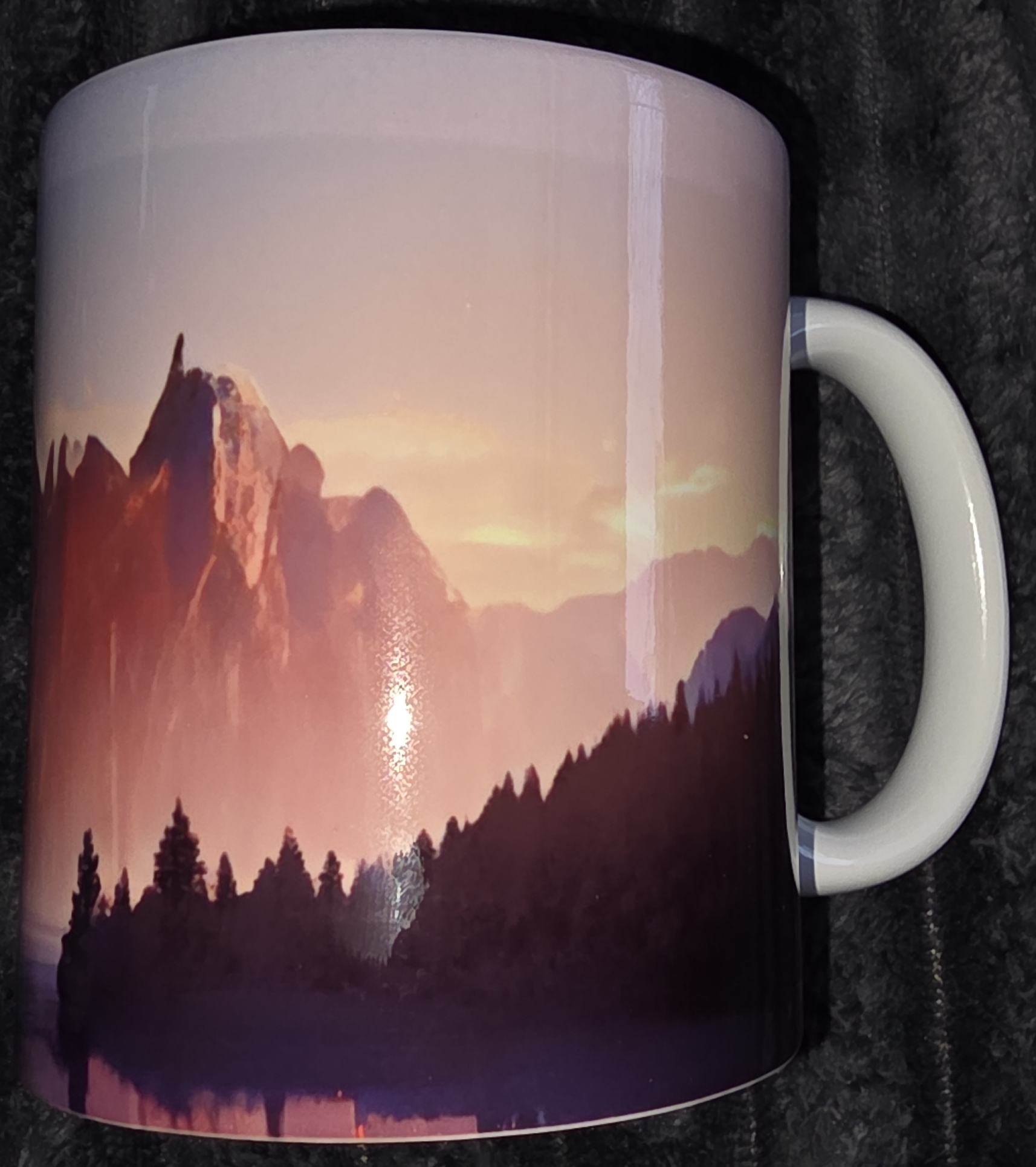 Mountain Lake and Forest 11oz Coffee Mug