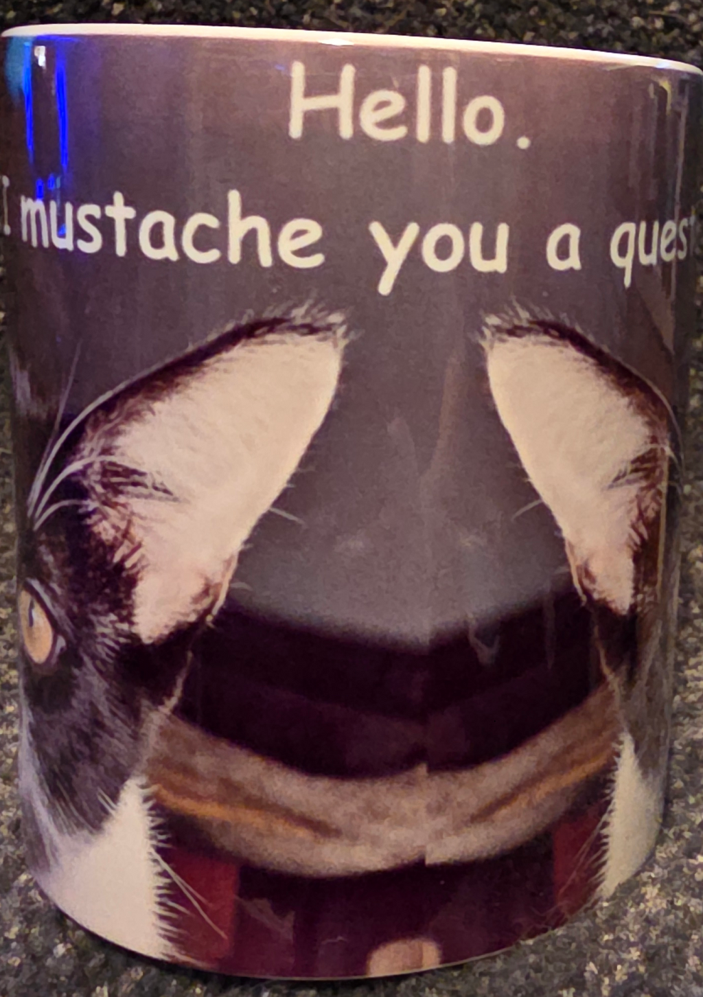 Hello! I Mustache You a Question 11oz Coffee Mug