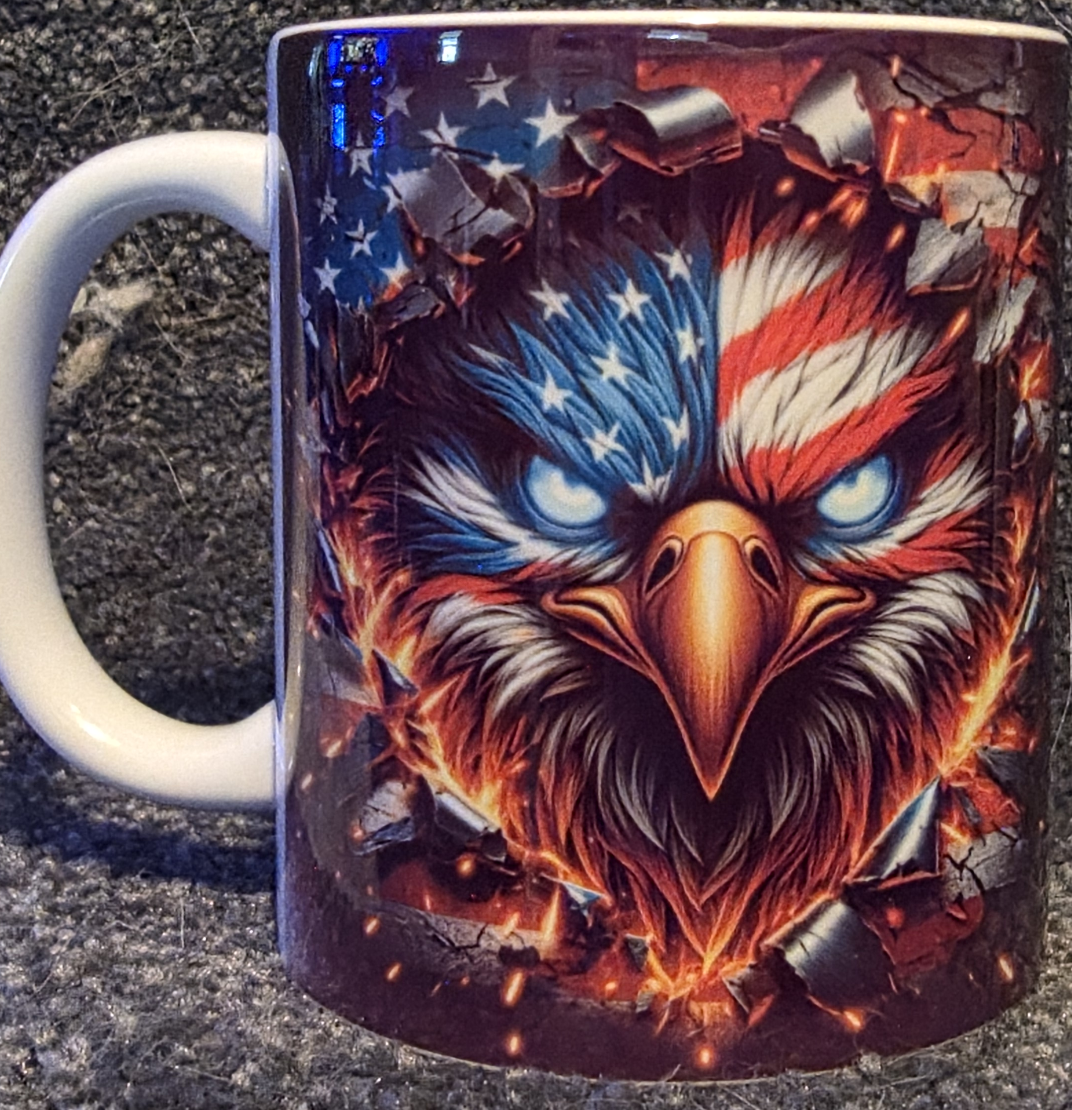 Red, White and Blue Eagle 11oz Coffee Mug