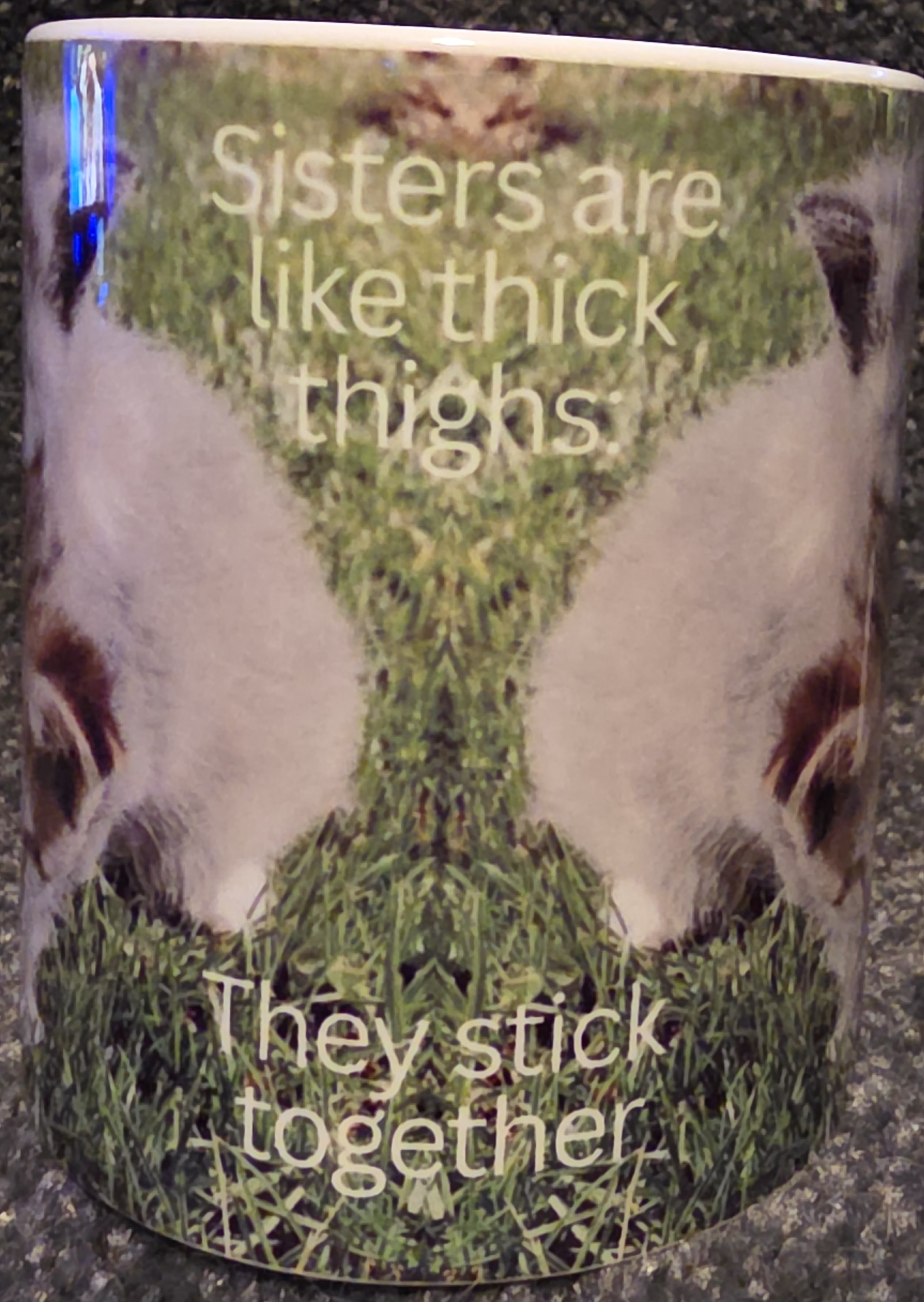 Sisters Are Like Thick Thighs 11oz Coffee Mug