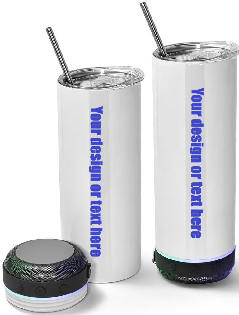 Customizable 20oz Straight Speaker Tumbler