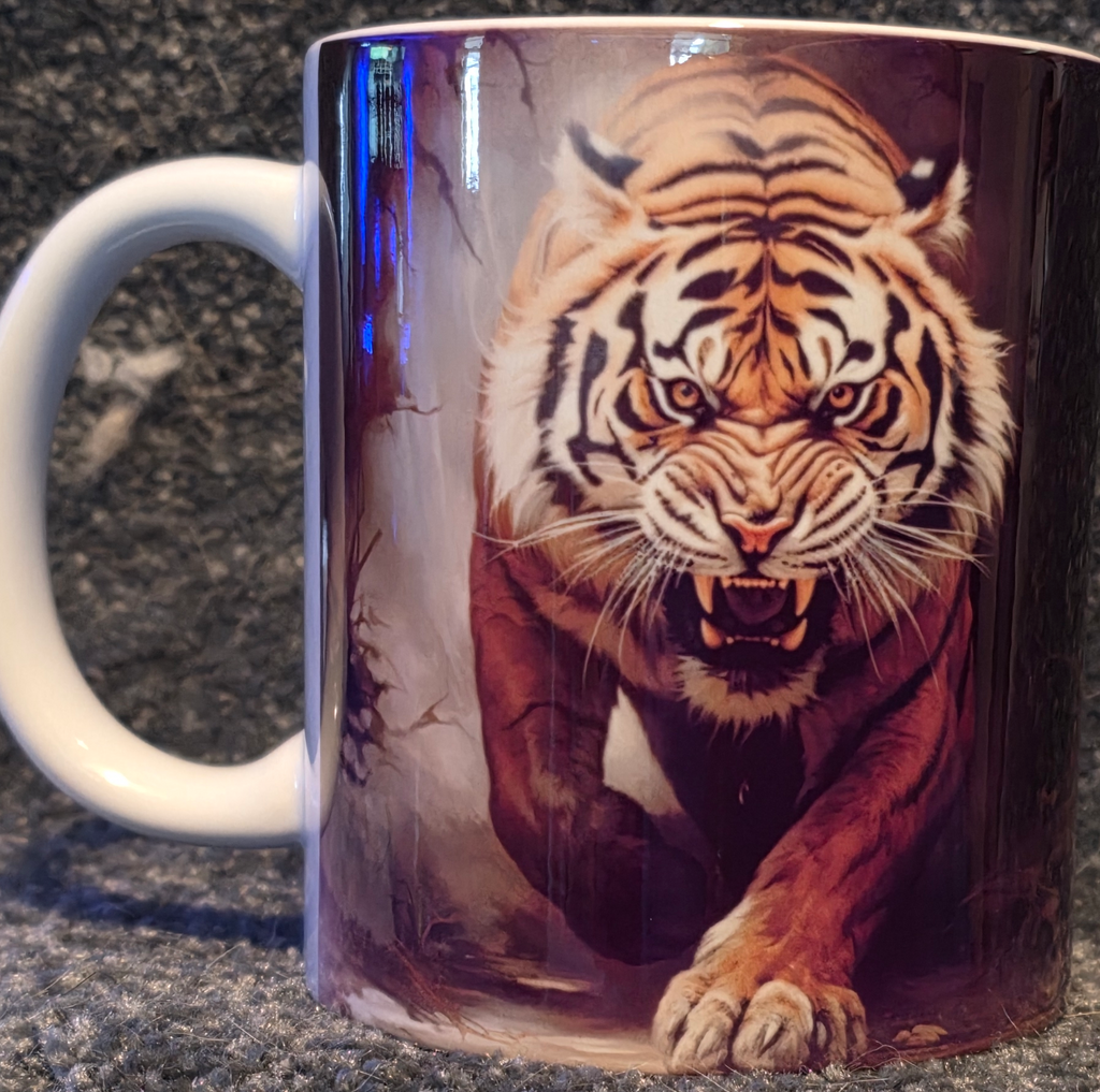 Stalking Tiger 11oz Coffee Mug