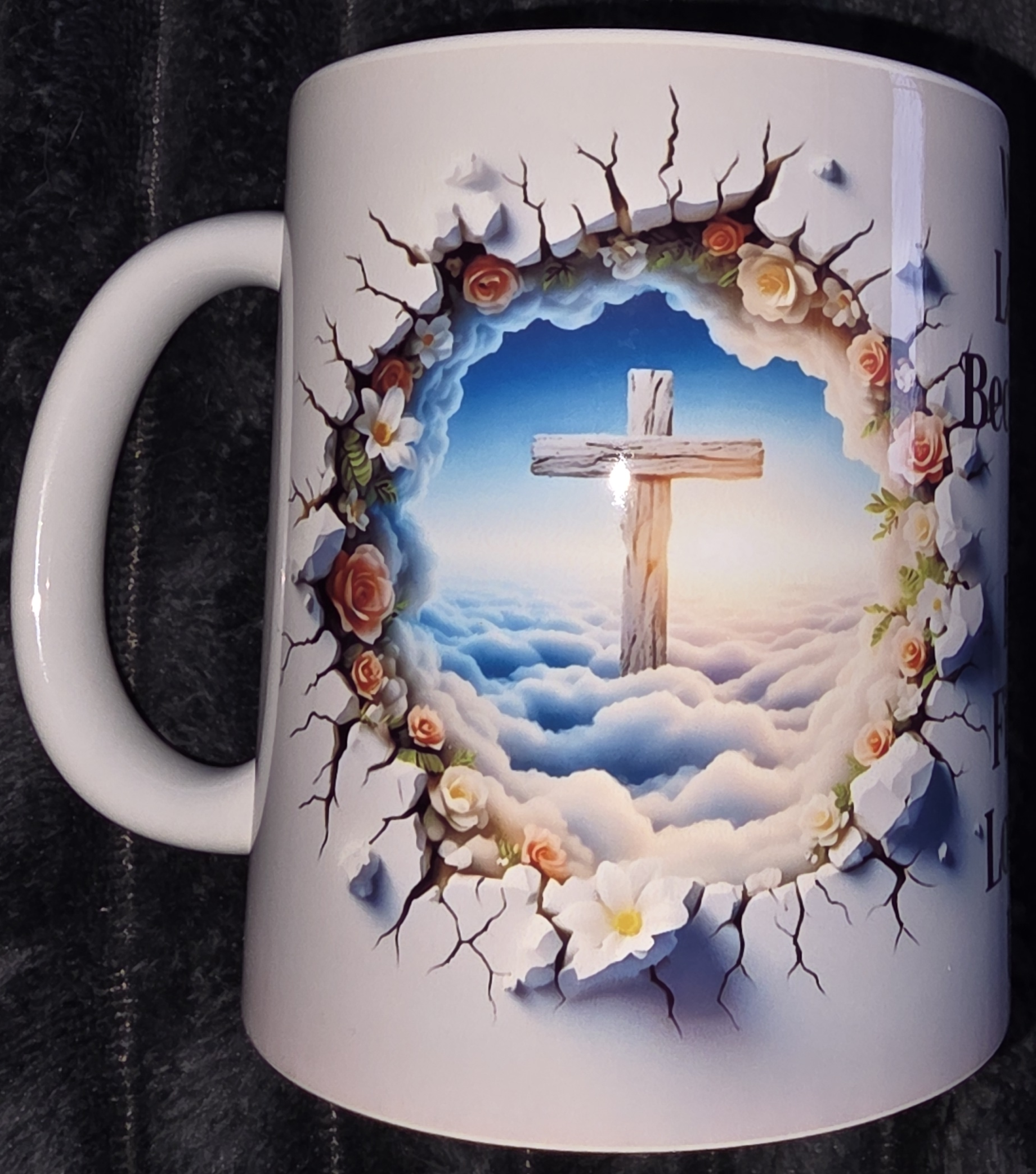 We Love Because 11oz Coffee Mug