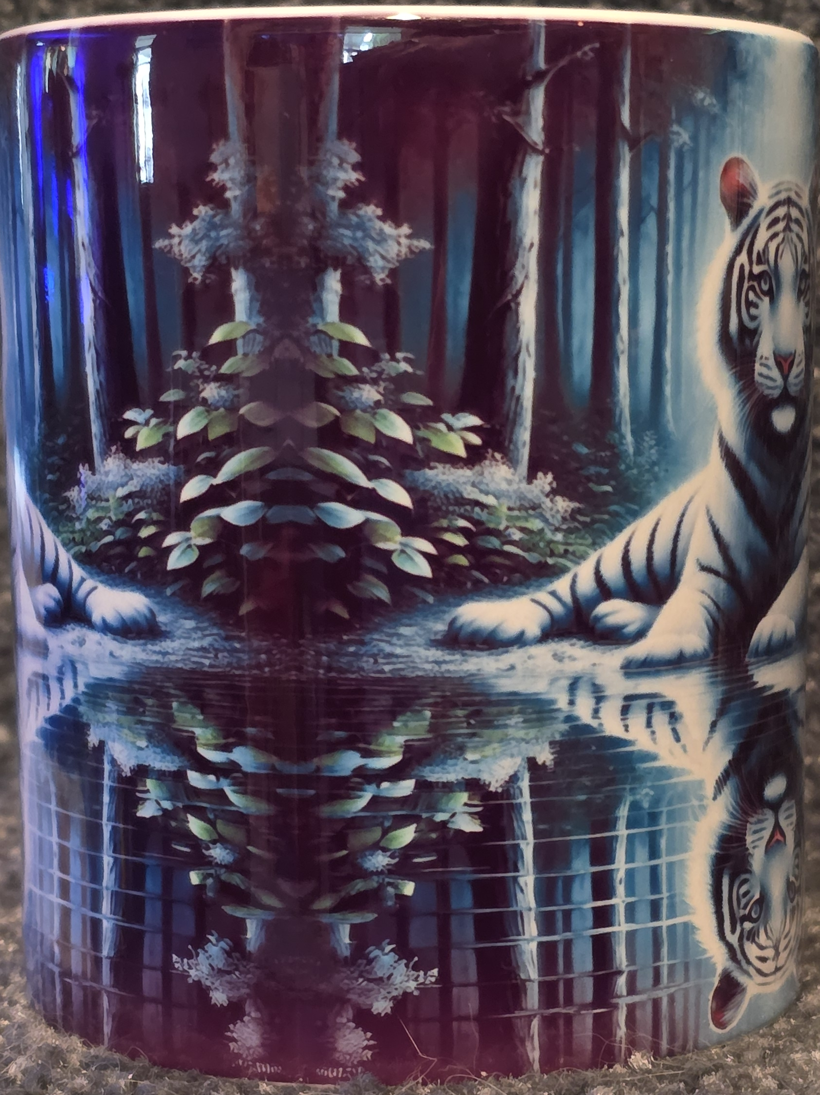 White Tiger 11oz Coffee Mug