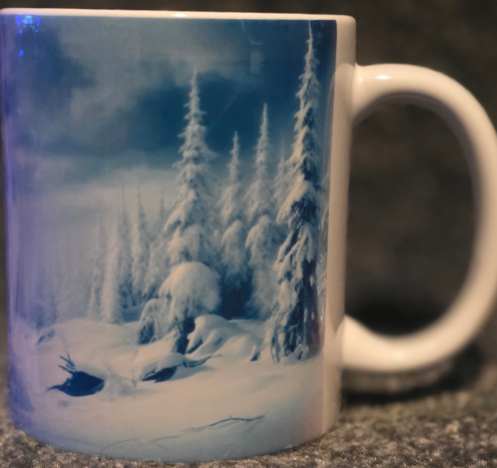 Forest Winterscape 11oz Coffee Mug